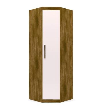 Imagem de Modulo Ja Armário De Canto Off White Marrom-Claro