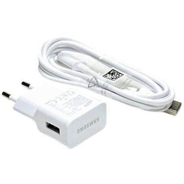 Imagem de Carregador De Parede Adaptador + Cabo Usb Original Samsung Branco Micro Usb - 2.0 Amper