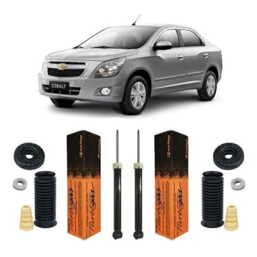 Imagem de 2 Amortecedor Traseiro + Kit Dianteiro Cobalt 2011 2012 2013