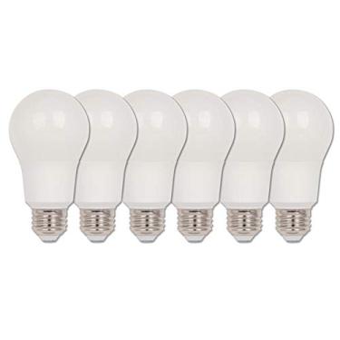 Imagem de Westinghouse Lighting 5134120 5134100 9 (equivalente a 60 watts) Omni A19 regulável Daylight Energy Star, Base média (pacote com 6) lâmpada), Branco macio, 6 peças