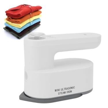 Imagem de Mini Ferro a Vapor para Roupas, a Vapor Portátil Portátil Sem Fio, a Vapor de Viagem Ferro para Roupas, Ferro de Vapor úmido Seco Recarregável para Roupas Em Casa