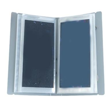 Imagem de Álbum de ingressos de concerto para ingressos 80 bilhetes 22 x 12 cm transparente PP Ticket Stub Suporte compacto de proteção para shows, passagens aéreas e mais