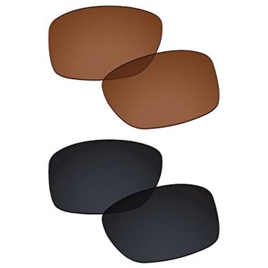 Imagem de Galvanic Lentes de reposição para óculos de sol Oakley Jupiter Carbon OO9220 - âmbar + preto polarizado - Pacote combo, Âmbar + Preto Polarizado - Pacote Combo, 0