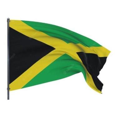 Imagem de Bandeira Jamaica 1,50x0,90mt  Copa do Mundo Feminino - WCAN