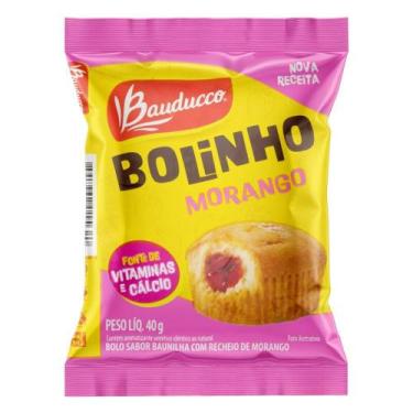Imagem de Kit c/ 6 Mini Bolo de Baunilha e Morango Bauducco 40g
