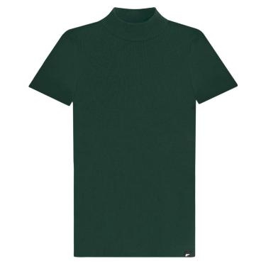 Imagem de Blusa Ellus Cotton Rib Basic Mc Gola Alta-Feminino