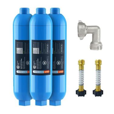 Imagem de Filtro de água Crystala RV/Camper Inline, pacote com 3 unidades com pr
