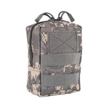 Imagem de Bolsa de Cintura Tática Masculina 1000D - Molle, Durável e com Zíper p