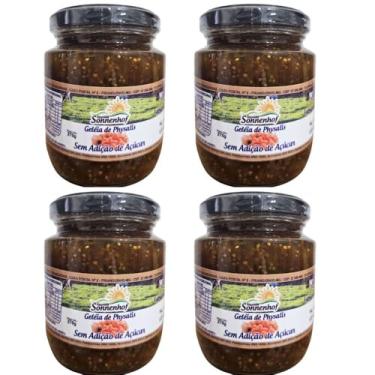 Imagem de Kit com 4 Geleia Diet sem Açúcar de Physalis Peruviana - 270g - Fazenda Sonnenhof
