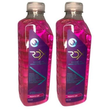 Imagem de Kit 02 Aditivo Fluído Líquido Radiador Rosa Pronto uso radiex