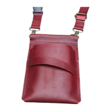 Imagem de OIIBWQ Bolsa para Tesouras de Cabeleireiro, Bolsa para Ferramentas, Pochete, Bolsa de Cintura, Suporte para Tesouras, Vermelho