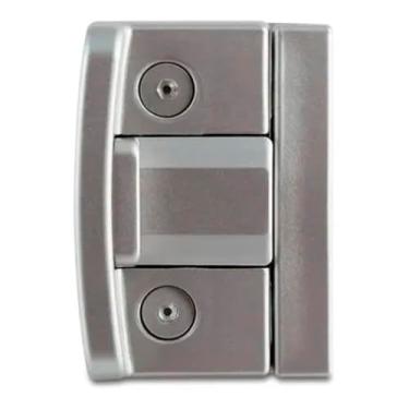 Imagem de Bate Fecha Vidro Alvenaria Fechadura Para Janela De Vidro Natural Fosco