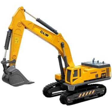 Imagem de Escavadeira de Brinquedo Infantil GLW Reforçada com Movimentos Realistas