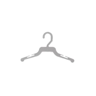 Imagem de Cabide Plástico Bebê Branco - 26 x 14 cm