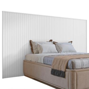 Imagem de Cabeceira Florença Para Cama De Casal E Queen Branco - Casa D Branco