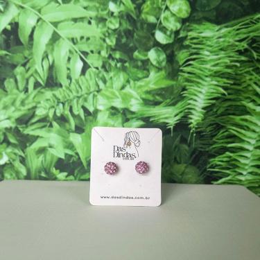 Imagem de Brinco Fireball Plus Cristal - Prata 925