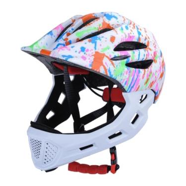 Imagem de Aymzbd Capacete de Bicicleta para Crianças, Equipamento de Proteção, Capacete de Bicicleta Infantil Da Moda, Capacete para Ciclismo Ao Ar Livre, branco