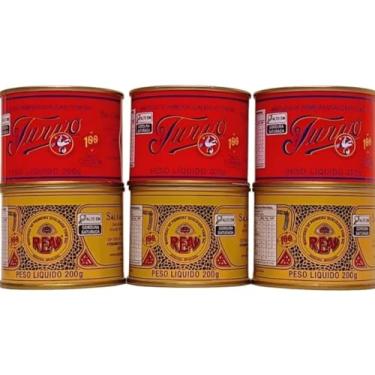 Imagem de Manteiga real 3 latas de 200g manteiga turvo 3 latas de 200g cada