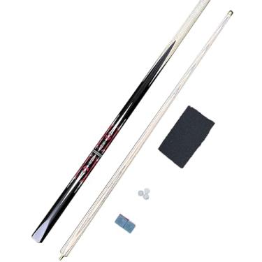 Imagem de CQBXRD 1/2 Bastão de taco de sinuca de madeira cinza branca – bastões de taco de bilhar de 147 cm para adultos, ponta de 10 mm, bastões de sinuca premium para homens, bastões de taco para mesa de