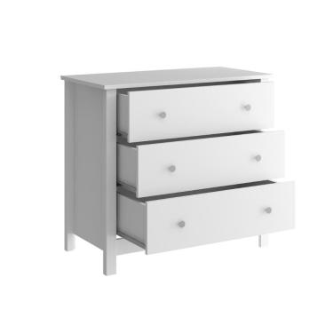 Imagem de Cômoda Ditália 3 Gavetas DM-219 Branco cozy