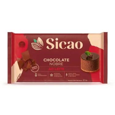Imagem de Chocolate Nobre Ao Leite - Barra - 2,1 kg - 1 unidade - Sicao - Rizzo