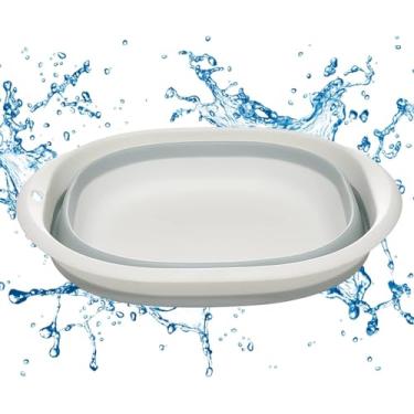 Imagem de Lavatórios Portáteis Dobrável Lavatório Cozinha Banheiro Acessórios Para Banheira De Lavanderia Lavatório Dobrável De Viagem, Blue, Small(TY)