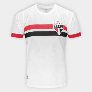 Imagem de Camiseta São Paulo RetrôMania Classic Masculina, Branco, M