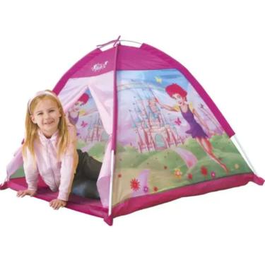 Imagem de Barraca para Crianças Fadinha Feliz 94 x 112 x 112cm Infantil - Rosa