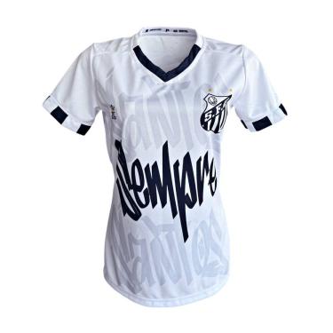Imagem de Camiseta Feminina do Santos FC Torcedora Peixe Oficial