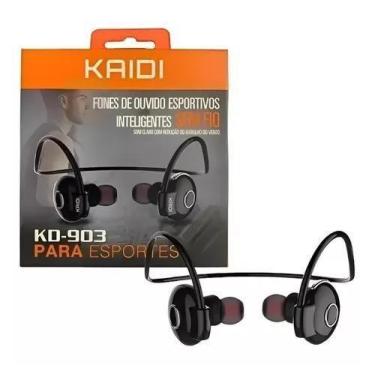 Imagem de Fone de Ouvido Esportivo Bluetooth, Sem Fio, Resistente ao Suor, Reduç