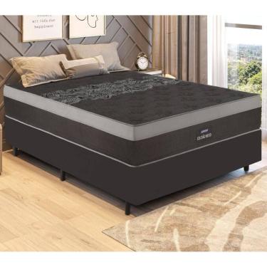 Imagem de Cama Box Conjugado Casal com Colchão (138x70x188) Black Comfort Gazin CR35339 Preto