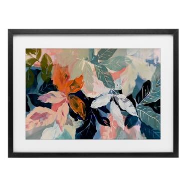 Imagem de Stupell Industries Impressão emoldurada em preto tropical Oasis Dream sob vidro por Elara Yasna, 43 x 58 cm