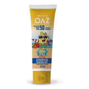 Imagem de Protetor Solar Kids OAZ Bob Esponja FPS 50 125ml