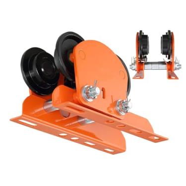 Imagem de Carrinho de Viga,Pequeno Guindaste com Largura Ajustável - Carrinho Manual com Guincho Elétrico Flexível para Armazéns, Garagens, Oficinas, Fábricas, Uso Doméstico e