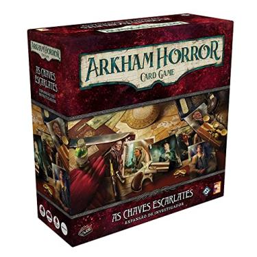Imagem de Galápagos, Arkham Horror Card Game - As Chaves Escarlates (Expansão de Investigador), Jogo de Tabuleiro para Amigos, 1 a 4 jogadores, 45 minutos por partida