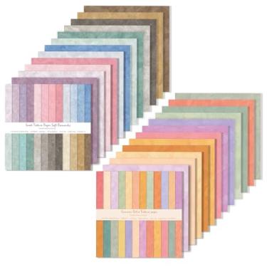 Imagem de Unoschrim 48 Folhas/48 Designs De Papel Para Scrapbook, Decorativo Vintage Com Padrão Dupla Face Cartões Álbum, Diário, 30,5 X Cm