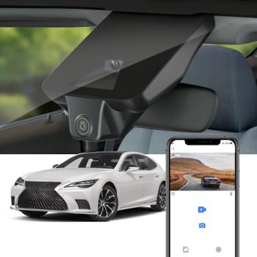 Imagem de Fitcamx 4K Dash Cam Adequada para Lexus LS 2021-2023 (Parte nº 50010) LS500h AWD LS500 F Sport RWD, OEM Fábrica Olhar, UHD 2160P Vídeo, WiFi & APP, Loop Gravação, G-Sensor, Fácil de Usar, 64GB Cartão
