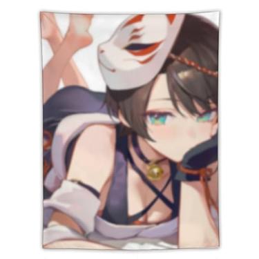 Imagem de LIEGBMEU Sexy Bikini Hot Anime Girl Tapeçaria 152.4 cm x 203.2 cm Interior Exterior Wall Quilt Art Decoração de Tapeçaria Caprichosa, AF191