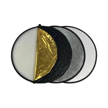 Imagem de Refletor De Fotografia Portátil Mini 60/80/110cm 5-em-1 Placa Macia Il