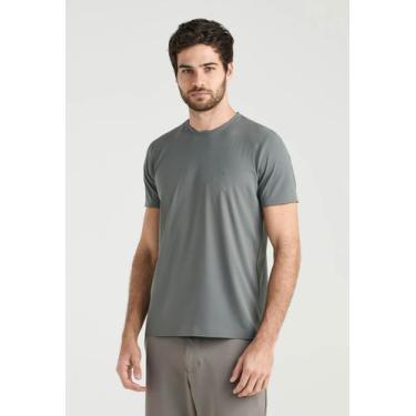 Imagem de Camiseta Docthos Slim Manga Curta Poliamida, 140 oliva, G