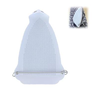 Imagem de Capa protetora universal de ferro, respirável e resistente a altas temperaturas - Protetor de ferro para passar a ferro, evita queimaduras, cola, protege roupas de danos (0,5 mm)