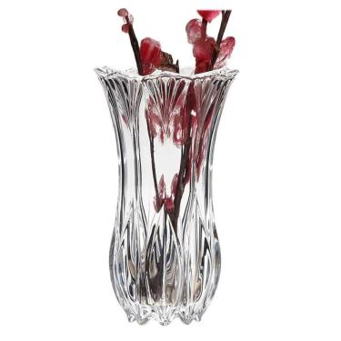 Imagem de Vaso De Vidro Transparente Tulipa Para Flores Arranjos Plantas 10x19cm Wolff