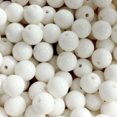 Imagem de BOLINHA DE RESINA Nº 10 (20 G) - LADEIRA BIJUTERIAS, Branco gelo