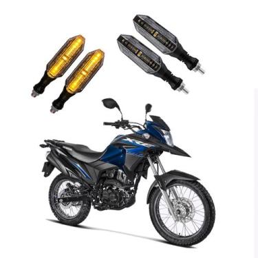 Imagem de KIT 4 Seta Esportiva Pisca de Led Modelo P26 Para Moto XRE 190 Ano 200