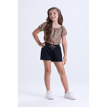 Imagem de Conjunto Infantil de Verão Menina Oncinha-Feminino
