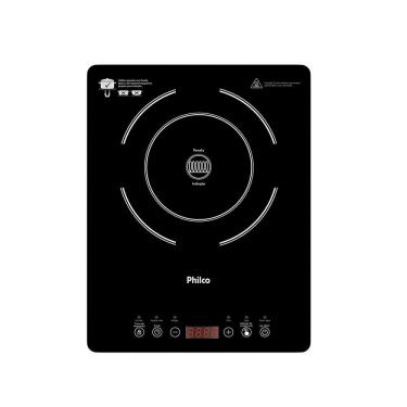 Imagem de Cooktop De Indução Portátil Philco PCT10A Display Digital Painel Touch Preto 220v