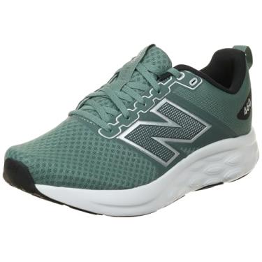 Imagem de New Balance Tênis de corrida masculino 460 V4, Juniper escuro/preto/prata metálico, 15 X-Wide