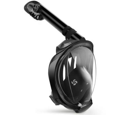 Imagem de Máscara de snorkel Greatever G2 para rosto inteiro com sistema Dry Top