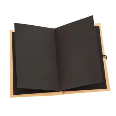 Imagem de UGPLM Álbum de fotos preto, álbum de aventuras, memórias de casamento, livro de recortes para bebês, chá de bebê para viagem, casais, Grande