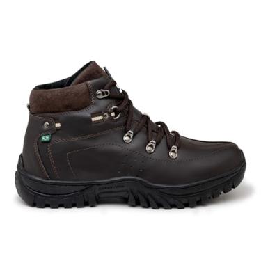 Imagem de Bota Coturno Feminino Adventure Antiderrapante Anna Andrade Cor:Marrom;Tamanho:35;Gênero:Feminino
